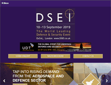Tablet Screenshot of dsei.co.uk
